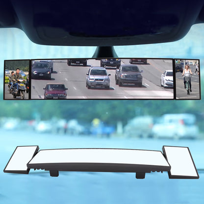 Car Truck Van Wide Angle Auxiliary Large Vision Interior Rearview Convex Mirror Blind Spot Blindspot Clipon Rear Seat Baby Watch