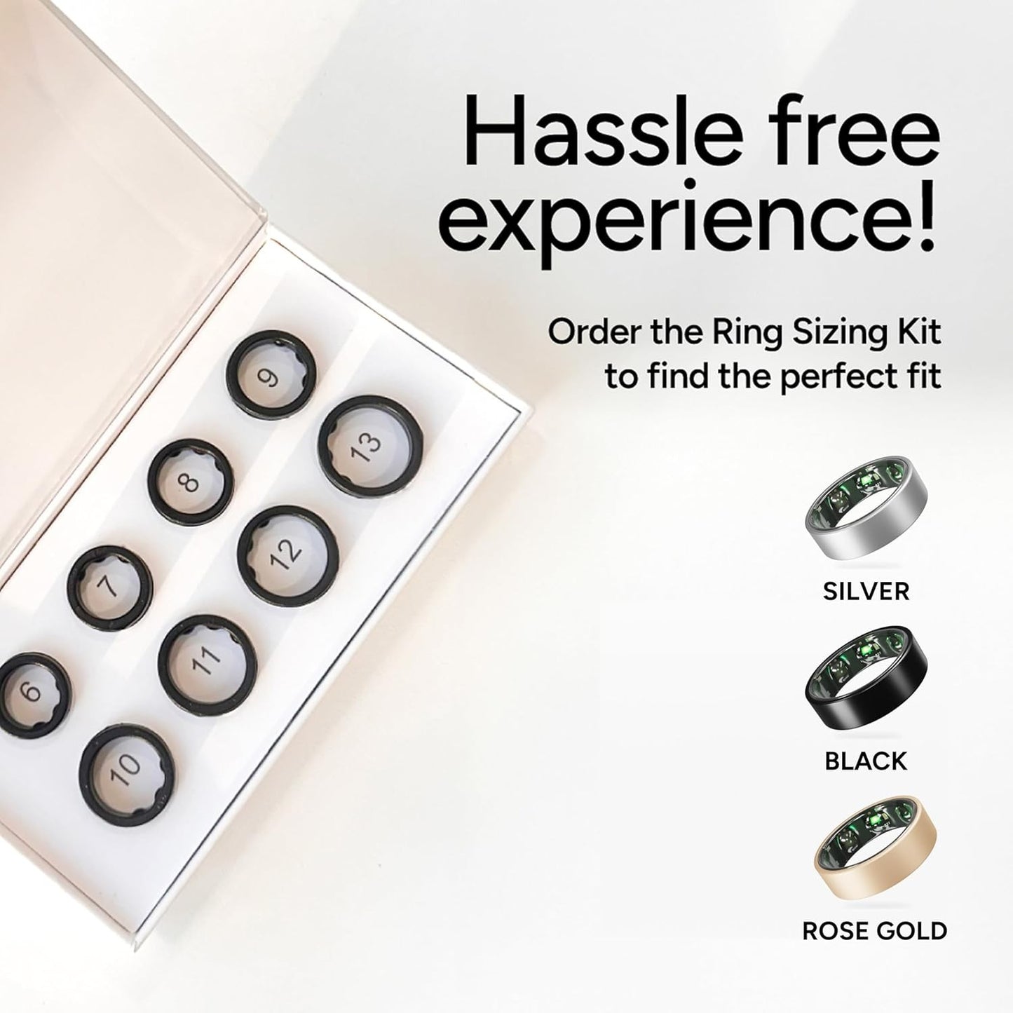 Smart Ring Sizing Kit 8 Samples