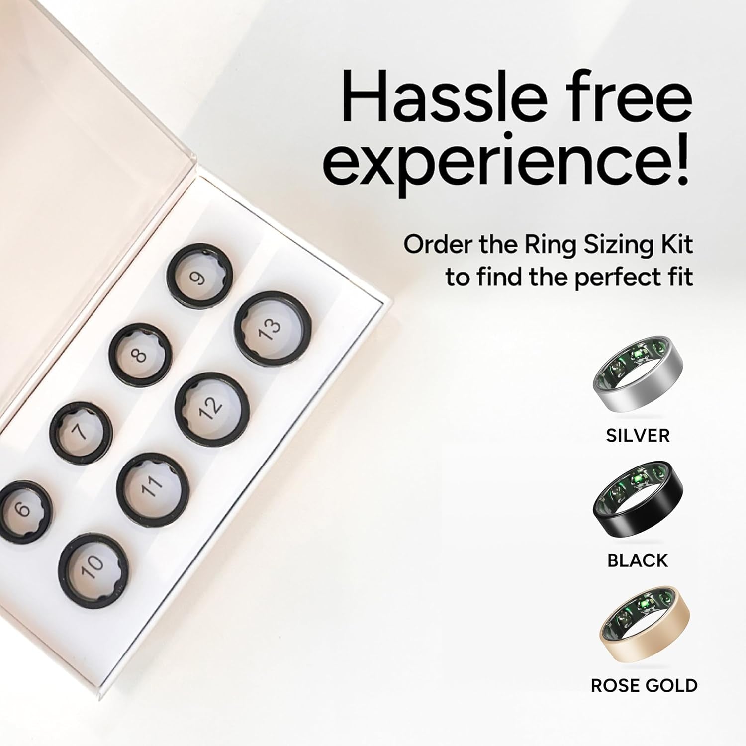 Smart Ring Sizing Kit 8 Samples