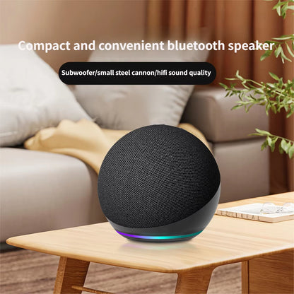 5Th Generation Echo Dot Smart Portable RGB LED for V5.1 Wireless Mini Subwoofer Outdoor Parties DC Metal Plastic Battery