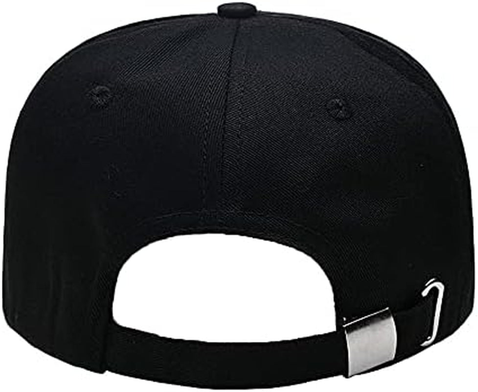 BEST METERIAL Fit Tesla Hat Baseball Cap, Baseball Cap for Men and Women Hat Travel Cap for Tesla Accessories… (Black White)