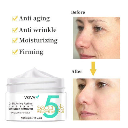 Eye Creams for Anti-Aging - 5 Seconds Instant Effect, anti Aging Fade Wrinkle Fast Absorption Expertise Wrinkle Remover Cream Face Essence Cream, 1Oz