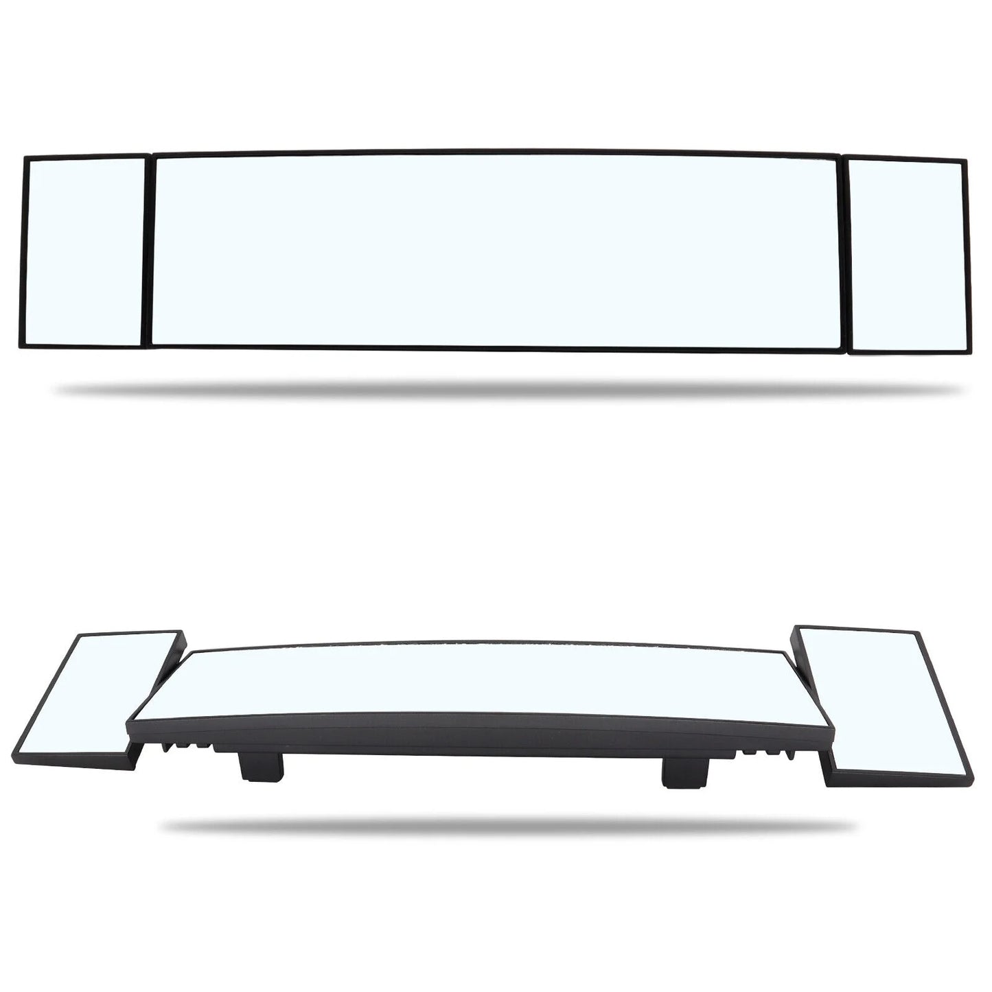 Car Truck Van Wide Angle Auxiliary Large Vision Interior Rearview Convex Mirror Blind Spot Blindspot Clipon Rear Seat Baby Watch