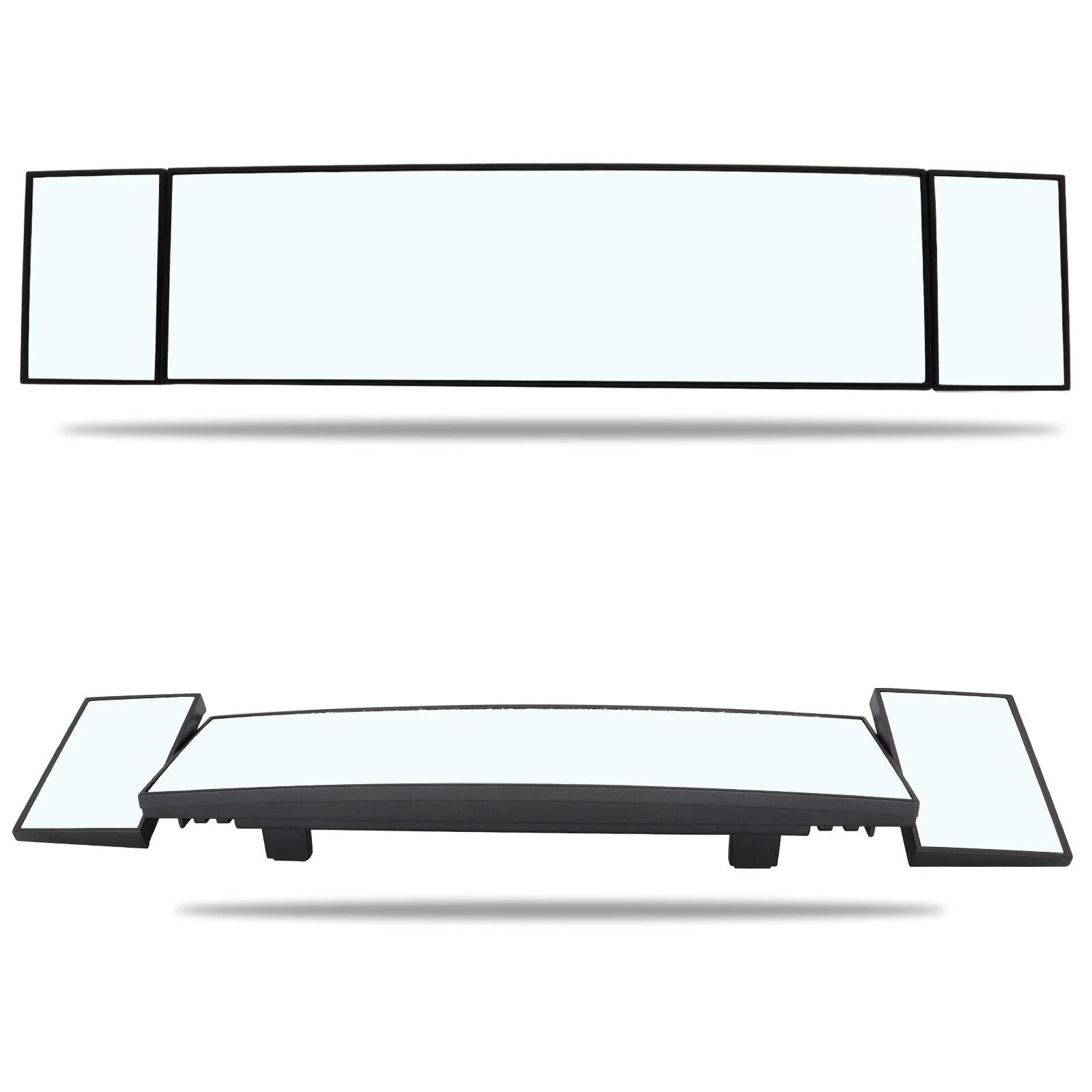 Car Truck Van Wide Angle Auxiliary Large Vision Interior Rearview Convex Mirror Blind Spot Blindspot Clipon Rear Seat Baby Watch