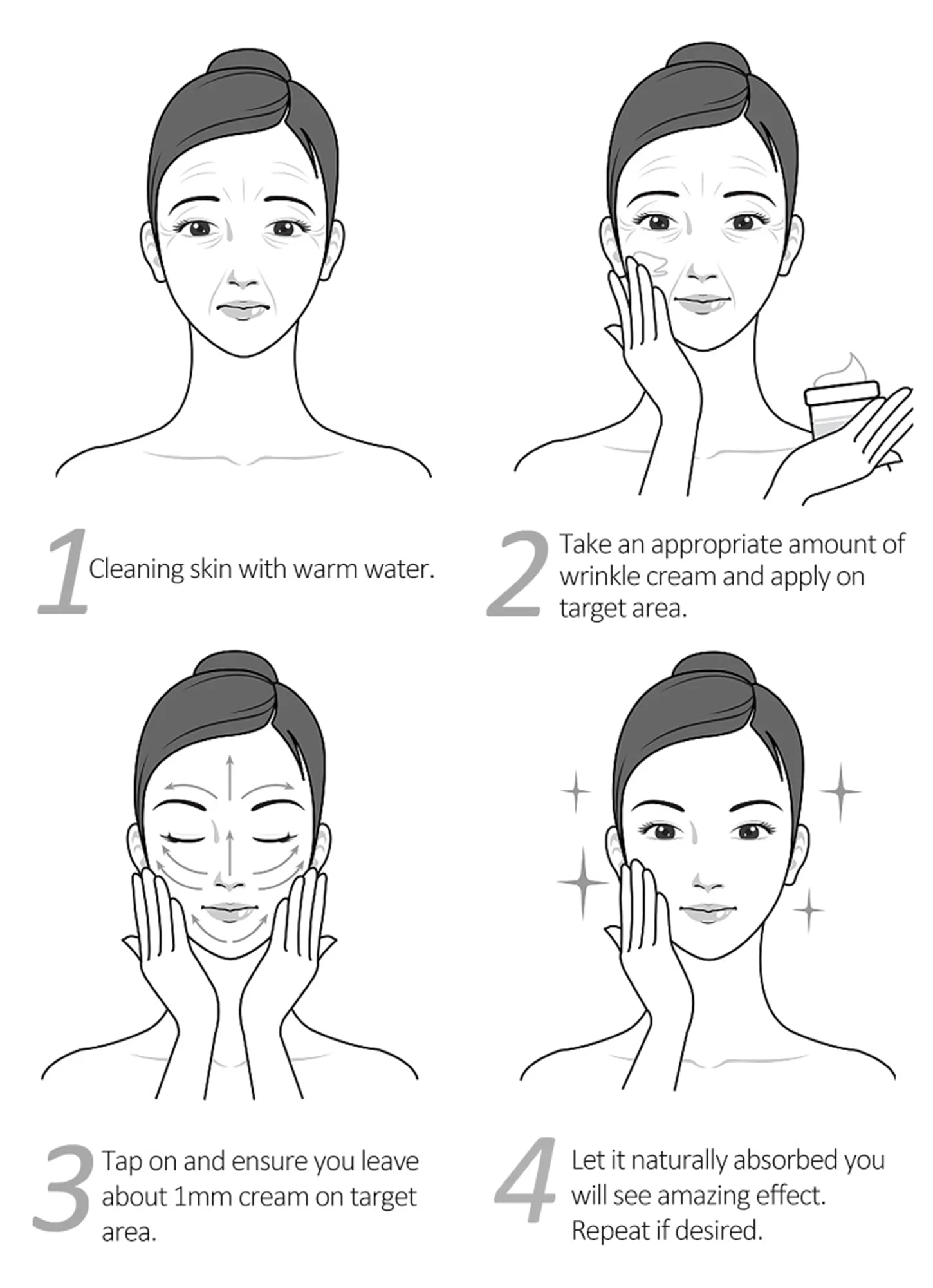 Eye Creams for Anti-Aging - 5 Seconds Instant Effect, anti Aging Fade Wrinkle Fast Absorption Expertise Wrinkle Remover Cream Face Essence Cream, 1Oz